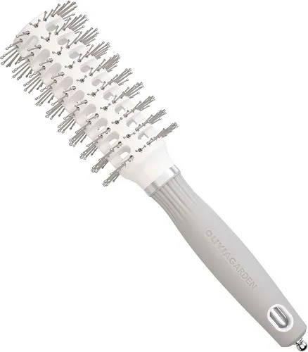 Olivia Garden Expert Blowout Vent Weiß & Grau 30 mm